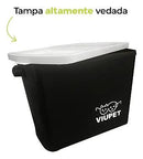 Porta Ração 15 kg Tampa Vedada Antiformiga Viu Pet - Viu Pet