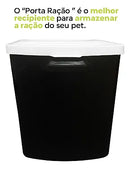 Porta Ração 15 kg Tampa Vedada Antiformiga Viu Pet - Viu Pet