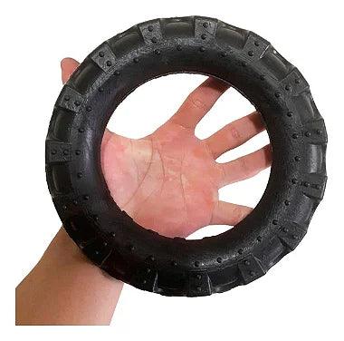 Pneu Borracha Maciça Gigante Para Cachorro + Corda - Viu Pet