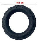 Pneu Borracha Maciça Gigante Para Cachorro + Corda - Viu Pet