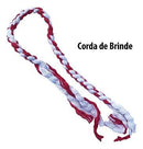 Pneu Borracha Maciça Gigante Para Cachorro + Corda - Viu Pet