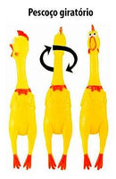 Galinha Sonora Brinquedo Para Cães 40 Cm - Viu Pet