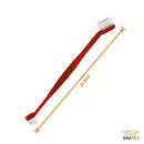 Escovas Dentais Com Cabo Longo Duplo Para Cães e Gatos - Viu Pet