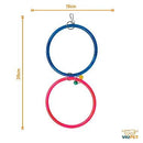 Brinquedo Para Pássaros Argola Dupla Grande - Viu Pet