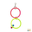 Brinquedo Para Pássaros Argola Dupla Grande - Viu Pet