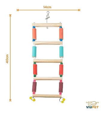 Brinquedo Para Pássaros Escada Flexível - Viu Pet