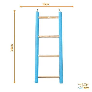 Brinquedo Para Pássaros Escada Médio - Viu Pet