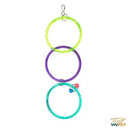 Brinquedo Para Pássaros Argola Tripla Grande - Viu Pet