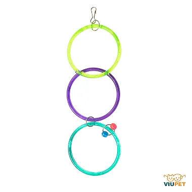 Brinquedo Para Pássaros Argola Tripla Grande - Viu Pet