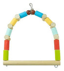 Brinquedo Para Pássaros Balanço Em Madeira Grande - Viu Pet