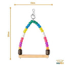 Brinquedo Para Pássaros Balanço Em Miçanga - Viu Pet