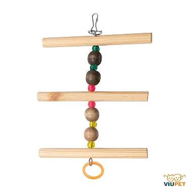 Brinquedo Para Pássaros Escada 3 Poleiros - Viu Pet