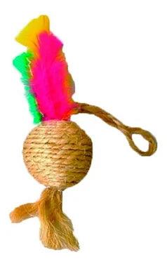 Brinquedo Para Gato Arranhador Bola Com Sisal - Viu Pet