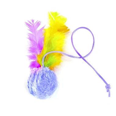 Brinquedo Para Gato Bola Pelúcia - Viu Pet