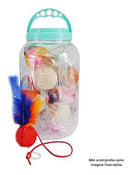 Brinquedo Para Gato Bola Pelúcia - Viu Pet