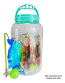 Brinquedo Para Gato Varinha Com Ventosa Flexível - Viu Pet