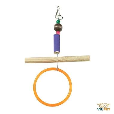 Brinquedo Para Pássaros Trapézio Com Argola - Viu Pet