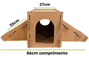 Arranhador Toca Com 2 Rampas - Viu Pet