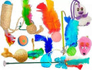 Kit com 10 brinquedos para gato - Viu Pet