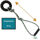 Brinquedo Para Cães Puxador Corda Com Pneu Grande