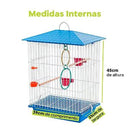 Gaiola Fechada Para Calopsita + Acessórios - Viu Pet