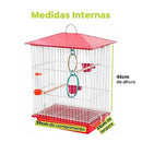 Gaiola Fechada Para Calopsita + Acessórios - Viu Pet