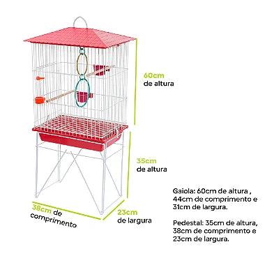 Gaiola Mini Viveiro Fechado Para Calopsita - Viu Pet