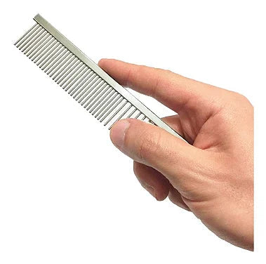 Pente De Aço Inox Para Cães E Gatos 54 Dentes 17 Cm - Viu Pet