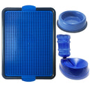 Kit Sanitário Canino + Bebedouro Não Molha Pelo + Comedouro Pesado 300ml - Viu Pet