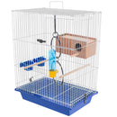 Gaiola Para Periquito Acompanha Acessórios + Ninho Madeira - Viu Pet