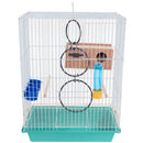 Gaiola Para Periquito Acompanha Acessórios + Ninho Madeira - Viu Pet