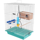 Gaiola Para Periquito Acompanha Acessórios + Ninho Madeira - Viu Pet