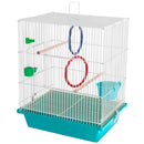 Gaiola Caçulinha Para Pássaros Pequenos + Acessórios - Viu Pet