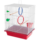 Gaiola Caçulinha Para Pássaros Pequenos + Acessórios - Viu Pet