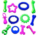 Kit 12 Brinquedos Borracha - Viu Pet