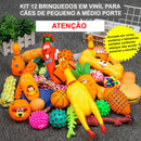 Kit 12 Brinquedos Vinil - Viu Pet