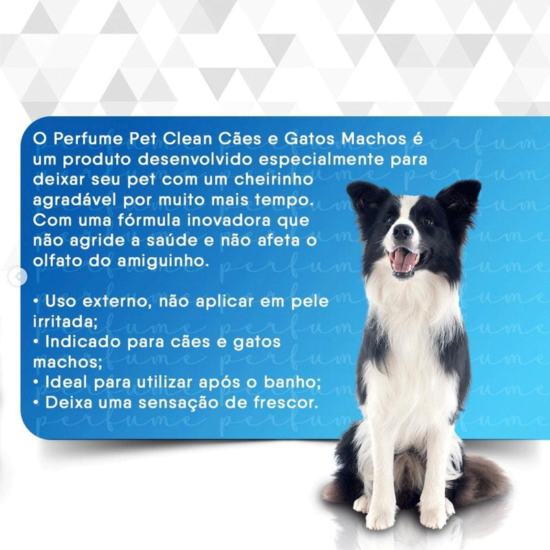 Perfume Para Cães e Gatos Pet Clean - 120ml - Viu Pet