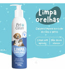 Limpa Orelhas Pet Clean - 100g - Viu Pet