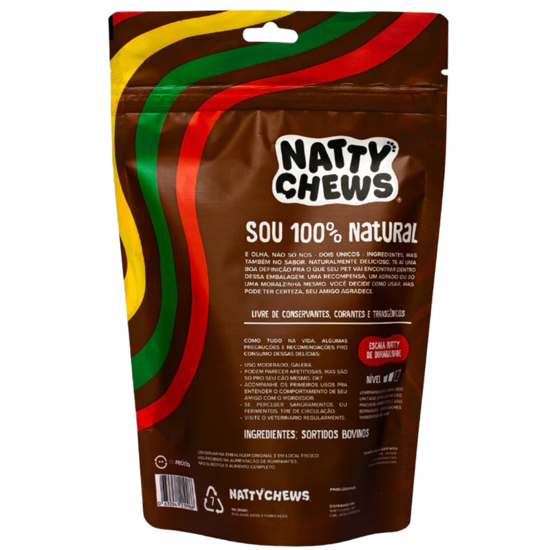 Mordedor Traqueia E Esôfago Bovino Natural Pacote 100g - Viu Pet