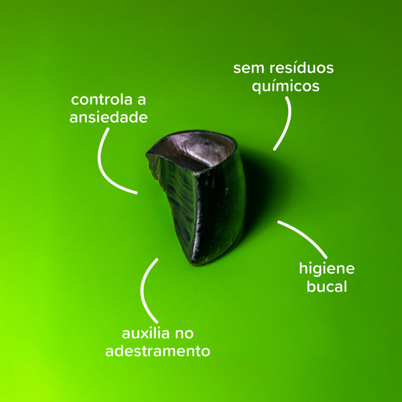 Casco Bovino Natural Para Cães Natty Chews Caskets 3 Un - Viu Pet