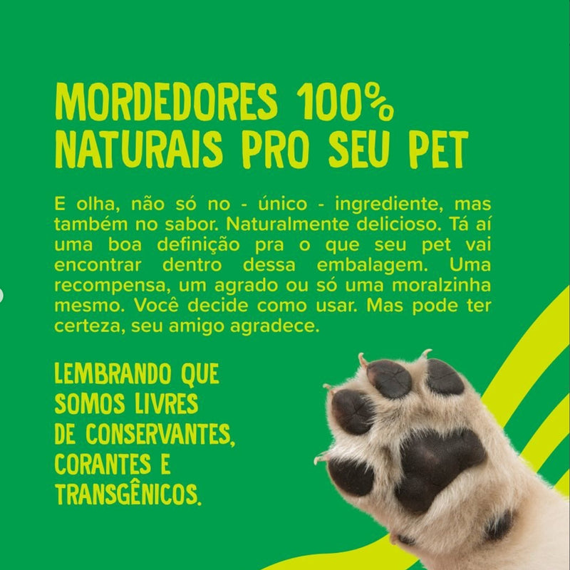 Mordedor Orelha Bovina Natural Desidratada Para Cães - 3 unid - Viu Pet