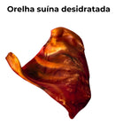 Mordedor Orelha Suína Natural Desidratada Para Cães - 3 unid - Viu Pet