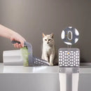 Pá Coletora Higiênica De Areia Para Gatos Com Dispenser - Viu Pet