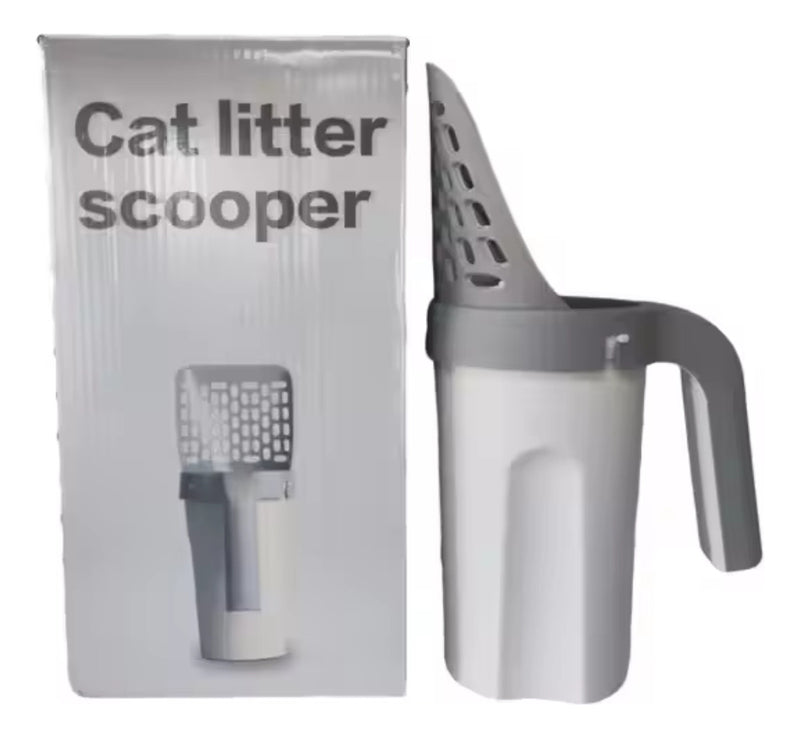 Pá Coletora Higiênica De Areia Para Gatos Com Dispenser - Viu Pet