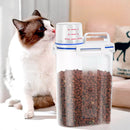 Porta Ração Pote Com Tampa Pet Gato Cachorro Dispenser 2l - Viu Pet