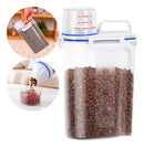 Porta Ração Pote Com Tampa Pet Gato Cachorro Dispenser 2l - Viu Pet