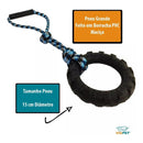 Brinquedo Pet Mordedor Puxador Pvc Flex Para Cães Cachorro - Resistente - Viu Pet