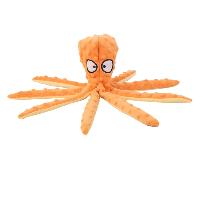 Brinquedo Pelúcia Polvo Com Apito