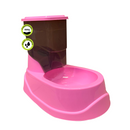 Kit Comedouro e Bebedouro Automático Evita Molhar Pelos - Galão 1 Litro - Viu Pet