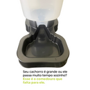 Kit Comedouro E Bebedouro Grande 10 Litros - Viu Pet